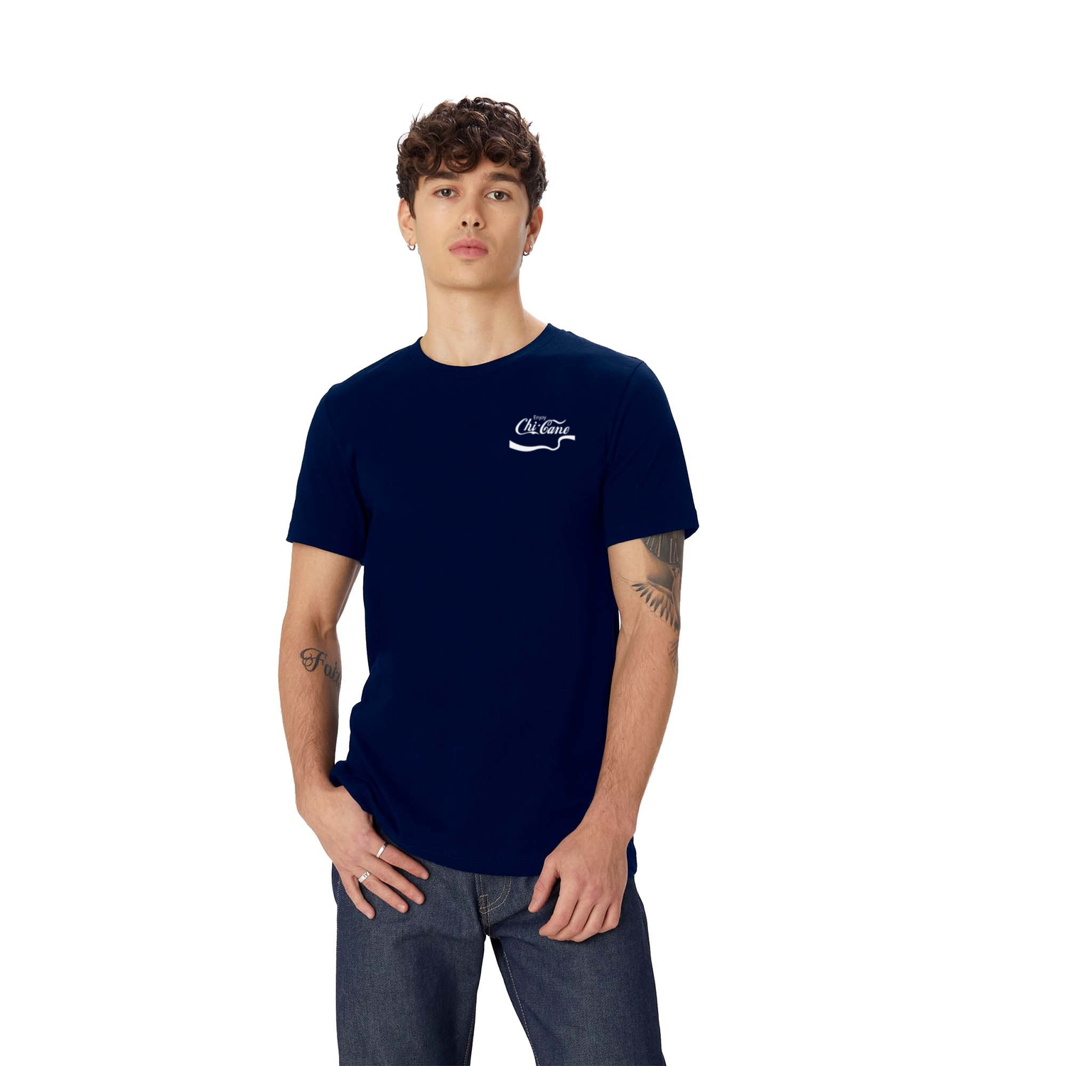 まとめ買いがお得 ennoy POCKET T-SHIRTS (NAVY×WHITE) Tシャツ/カットソー(半袖/袖なし)