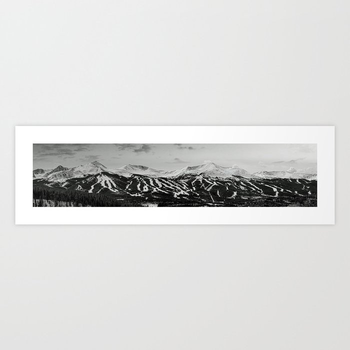 Breckenridge Ski Resort Panorama Art Print