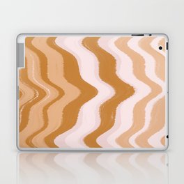 Coffee and Cream Waves Laptop Skin