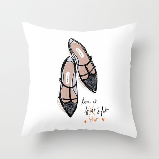 Love at f... lat sight Throw Pillow