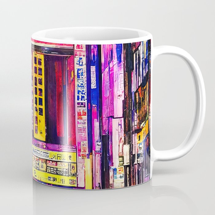 Streets of Tokyo at night Coffee Mug