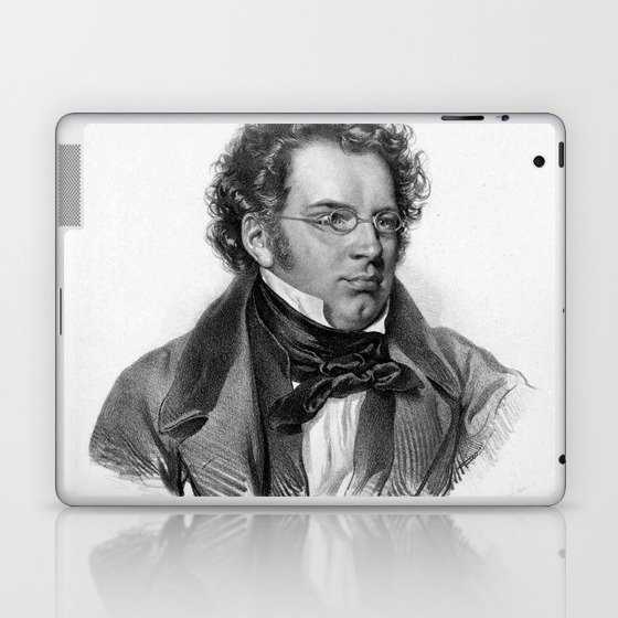 Kriehuber- Portrait of Schubert Laptop & iPad Skin