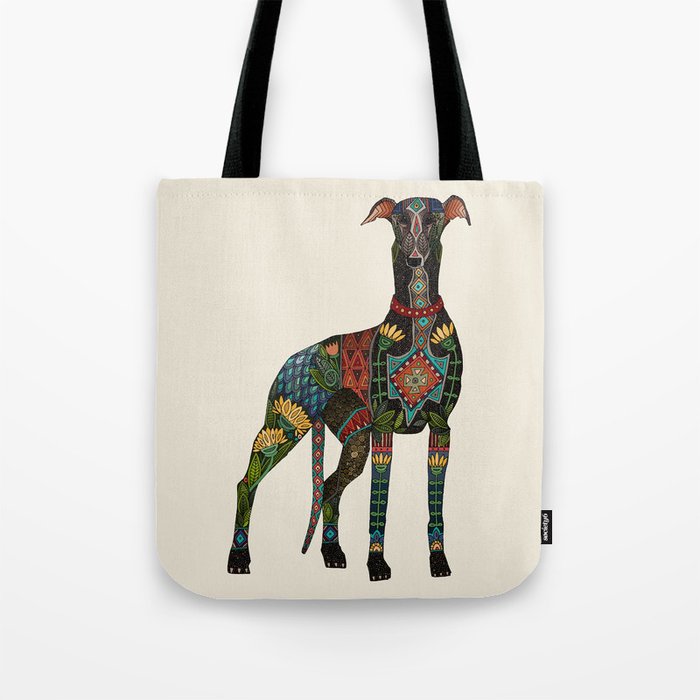 greyhound ivory Tote Bag