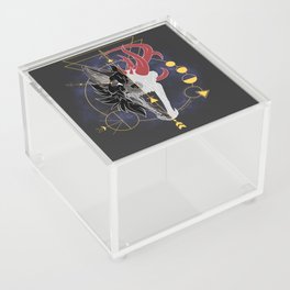 Skull and Fur Acrylic Box