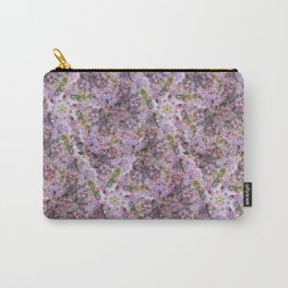 Purple lilac - purple vintage flowers, floral design Carry-All Pouch