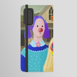 American Clown Gothic Android Wallet Case