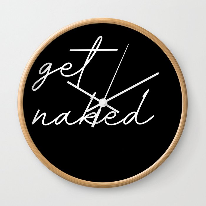 get naked Wall Clock