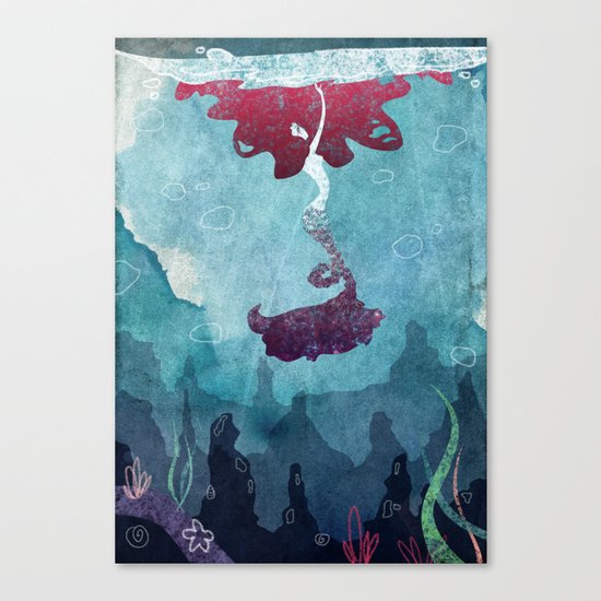 Mermaid Canvas Print