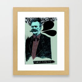 Friedrich Nietzsche: The Man, The Myth, the Moustache Framed Art Print