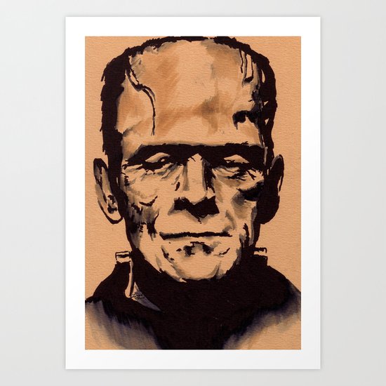 The Monster Art Print
