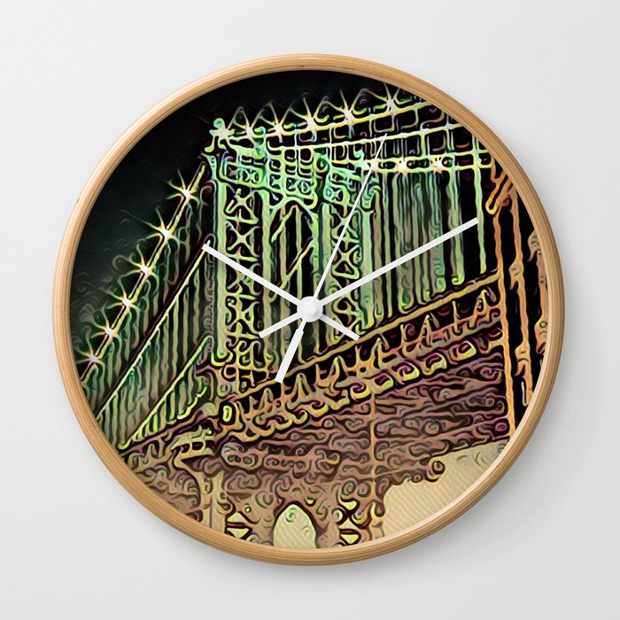 Brooklyn Bridge 1 Wall Clock