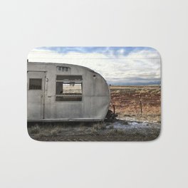 Western Frontier Bath Mat | Camper, Color, Colorado, Drivein, Trailer, Wildwest, Camping, Western, Airstream, Photo 