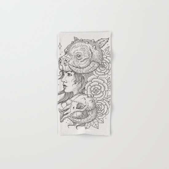 Tauntaun Girl Hand & Bath Towel