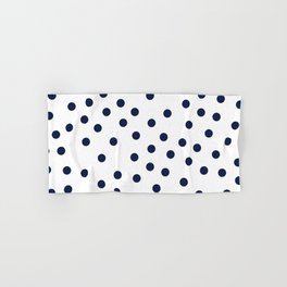 Simply Dots in Nautical Navy Hand & Bath Towel