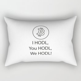 Bitcoin HODL Rectangular Pillow