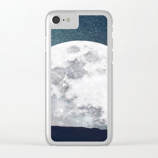 Halloween Moon Clear iPhone Case