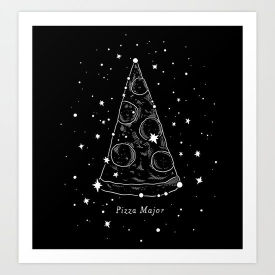 Pizza Major Art Print