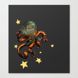 Spacemonkey! Canvas Print