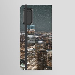 Stars Over New York City | Travel Photography and Collage Android Wallet Case