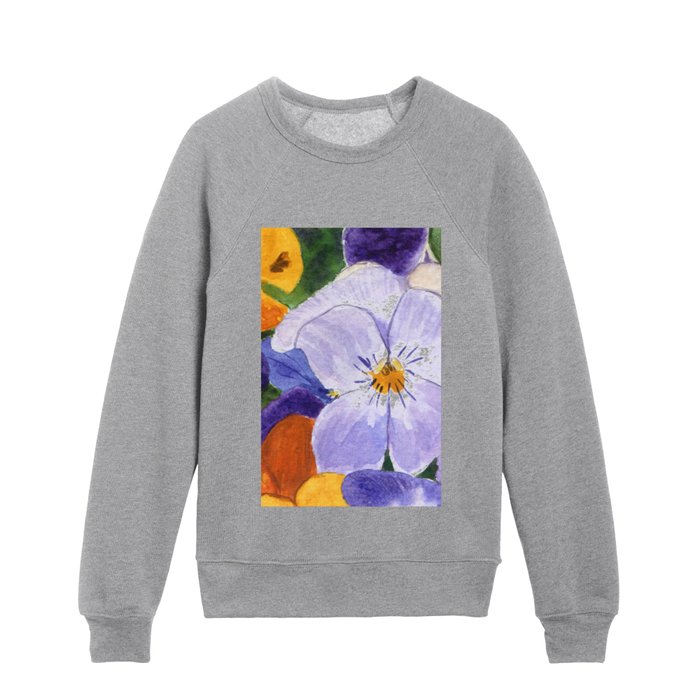 pansy life Kids Crewneck