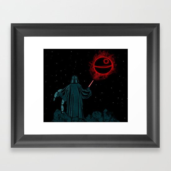 The Darth Lord Framed Art Print