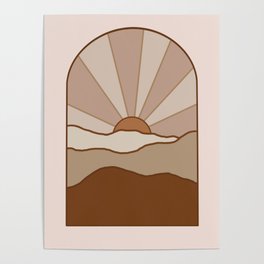 Sunrise Arch Poster