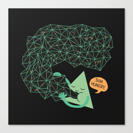 trigoNOMNOMNOMetry Canvas Print