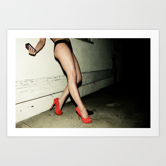 who can i call Art Print
