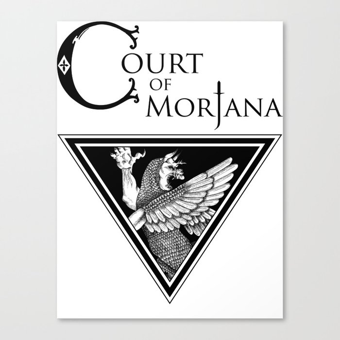 Court Of Morjana, The Art of Iraqi Dance -  Logo Canvas Print