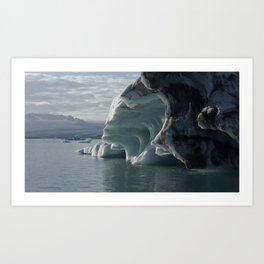 Icelandic Glacier Art Print