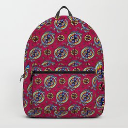 Choose Your Adventure Compass Rose - Red Backpack