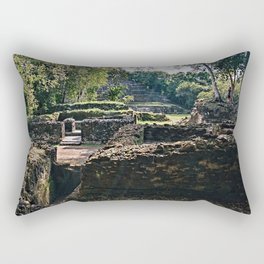 Lamanai Mayan Ruins Belize Rectangular Pillow