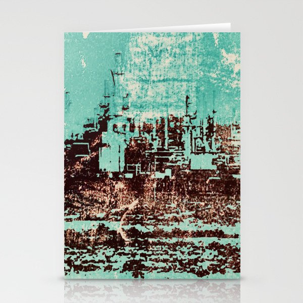 Industrial Rust Stationery Cards