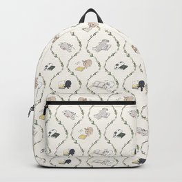 Rabbits of the bookworm owner Backpack