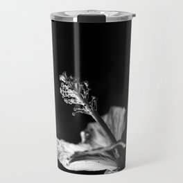 Romantic flower black & white  Travel Mug