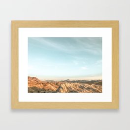 Into The Desert Framed Art Print