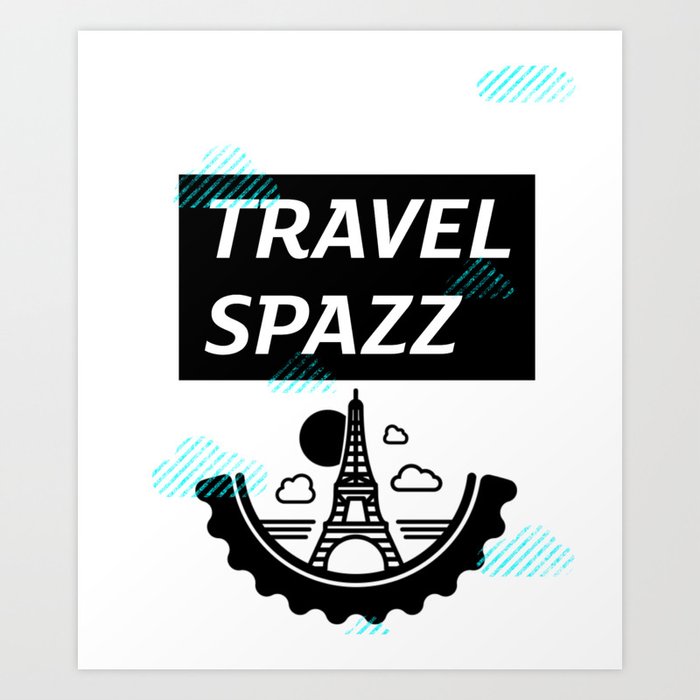 Travel Spazz Art Print