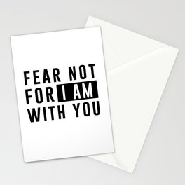 I am With You - Bible Verses 1 - Christian - Faith Based - Inspirational - Spiritual, Religious Stationery Card