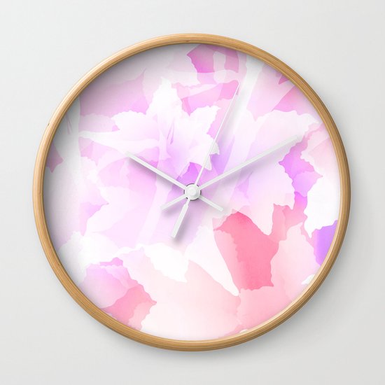 Sweet flowers Wall Clock