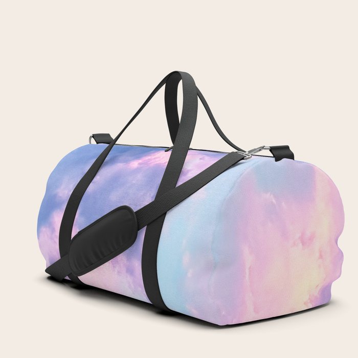 fluffy duffle bag