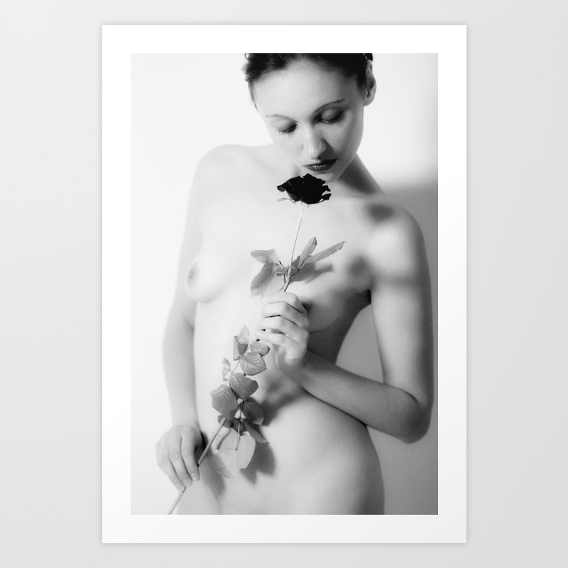 Nude black rose Demi Rose