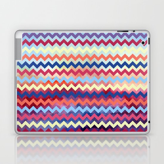 Watercolor Chevron II Laptop & iPad Skin
