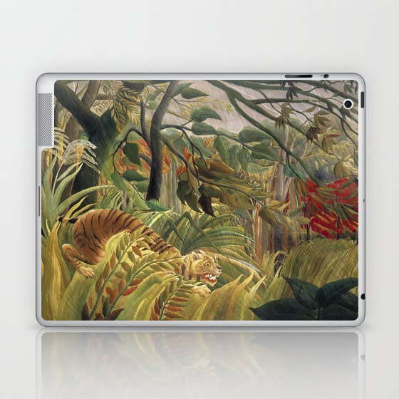 Tiger in a Tropical Storm Laptop & iPad Skin