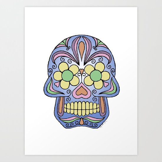 Sugar Skull Art Print
