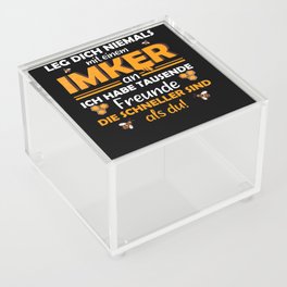 Never Mess With A Beekeeper Acrylic Box