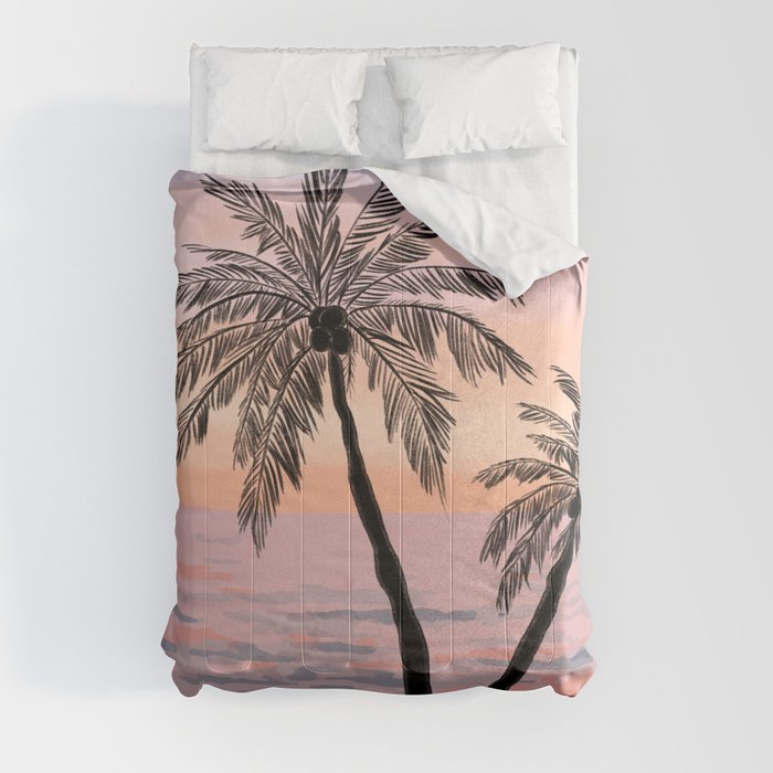 Palm trees Comforter