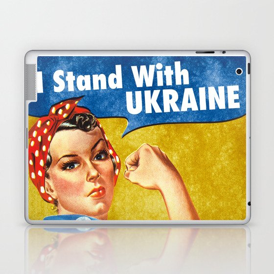 I Stand With UKRAINE Laptop & iPad Skin