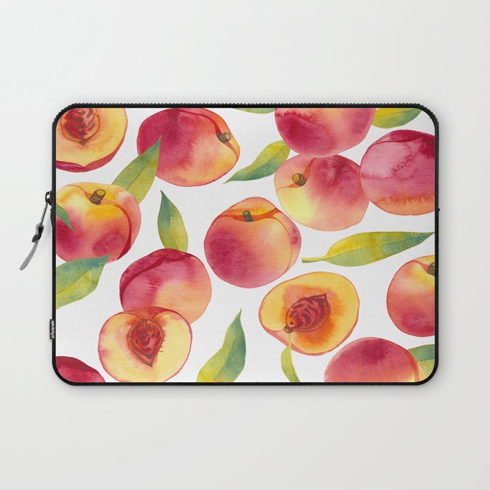 peache fruit pattern Laptop Sleeve