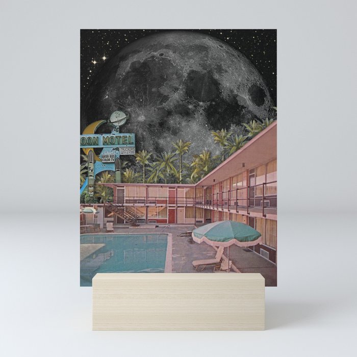 moon motel Mini Art Print