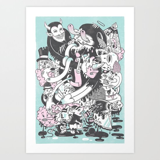 Deadly Sins Art Print